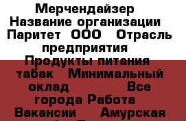 Мерчендайзер › Название организации ­ Паритет, ООО › Отрасль предприятия ­ Продукты питания, табак › Минимальный оклад ­ 28 000 - Все города Работа » Вакансии   . Амурская обл.,Тында г.